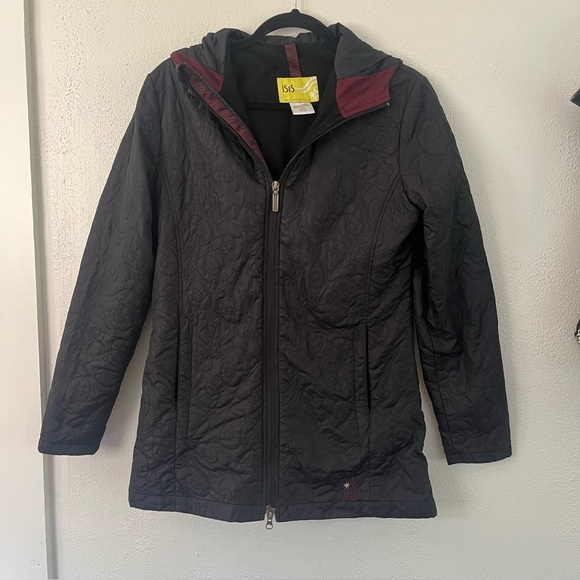 ISIS Clothing for Women Quilted Hooded  Jacket black with hood size 6 - Picture 1 of 13